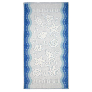 Ręcznik Flora Ocean 50x100cm niebieski